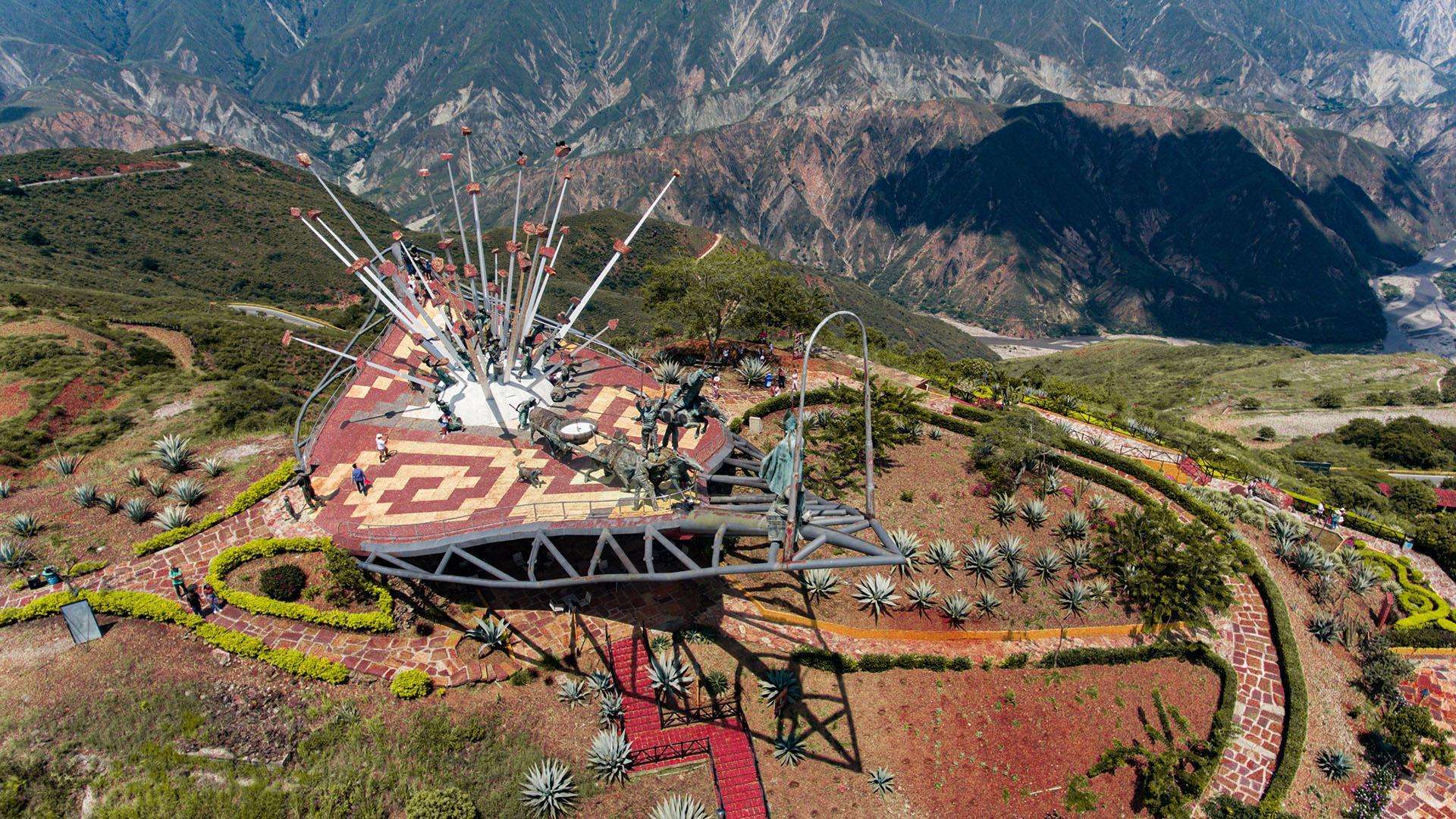 panachi-comuneros-air img parque nacional del chicamocha monumento aéreo de la santandereanidad