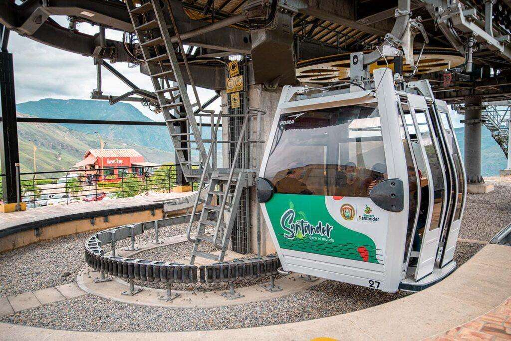 img parque nacional del chicamocha cabina teleférico saliendo